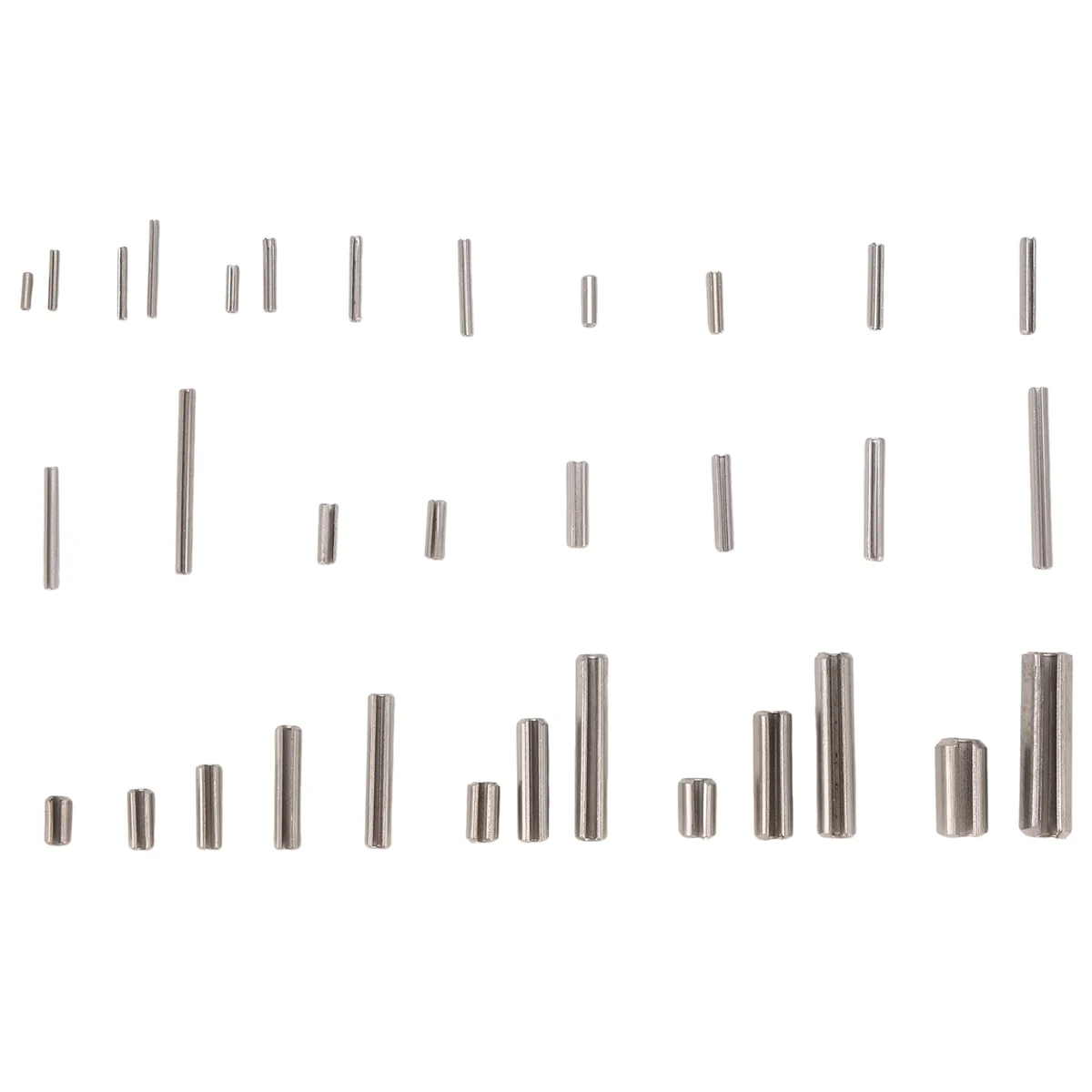 

ABFA 280Pcs Stainless Steel Spring Pin Tension Elastic Cylindrical Cotter Pins Set M1.5 M2 M2.5 M3 M4 M5 M6 M8 Dowel