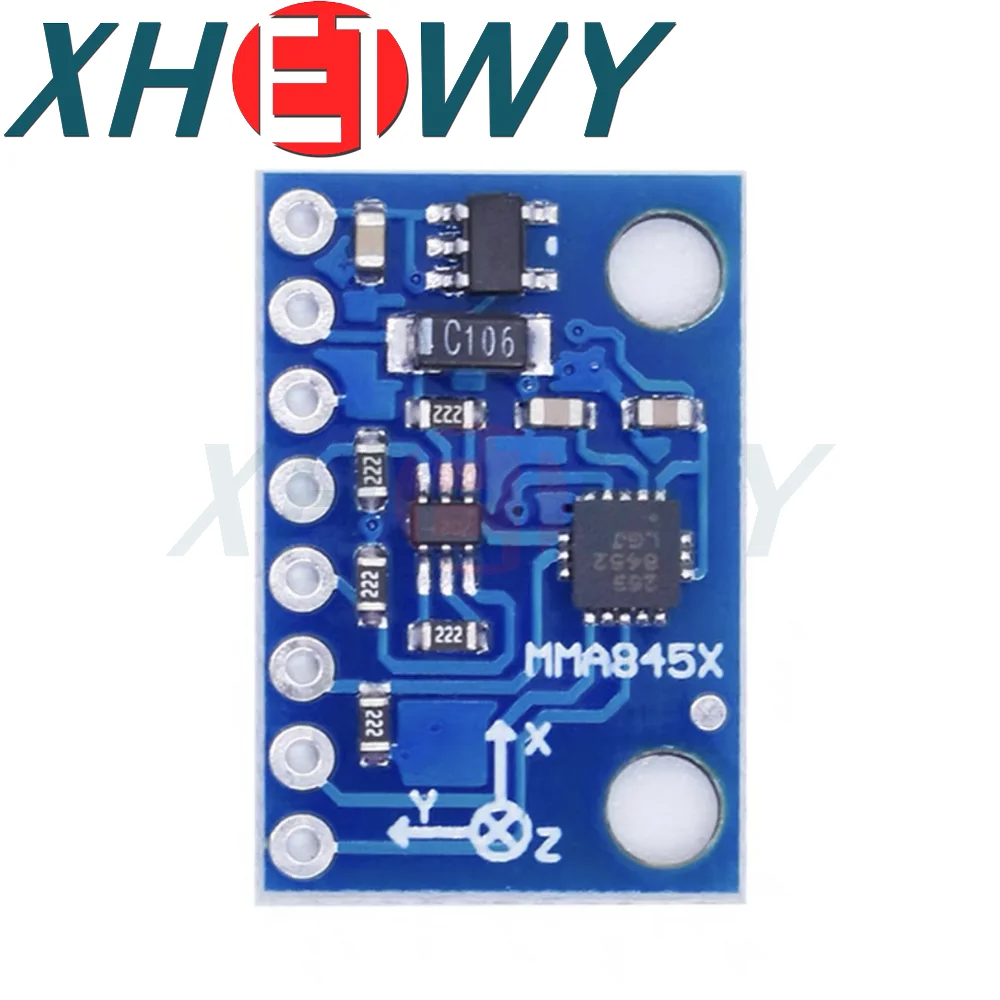 GY-45-módulo Digital Triaxial, acelerómetro, inclinación de alta precisión, 3 ejes, MMA8452, MMA8452Q, para Arduino