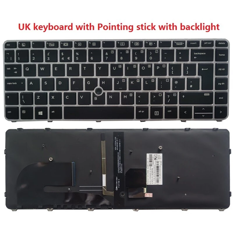 Teclado español latino para portátil Y+Laptop para HP EliteBook 840 G3 745 G3 840 G4 745 G4
