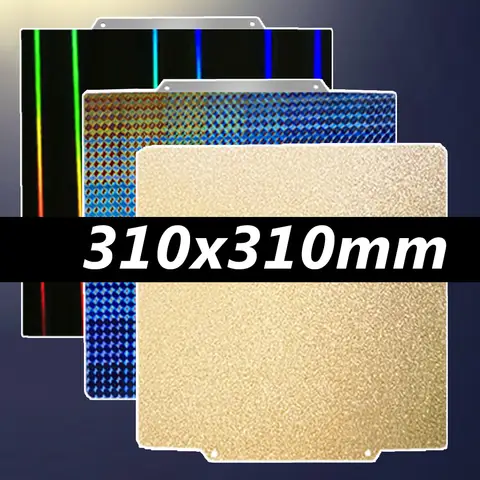 Build Plate For Creality CR10 CR10S 310x310mm PEI Sheet Magnetic Heated Bed Spring Steel Plate for Artillery SW-X2 Tevo Tornado