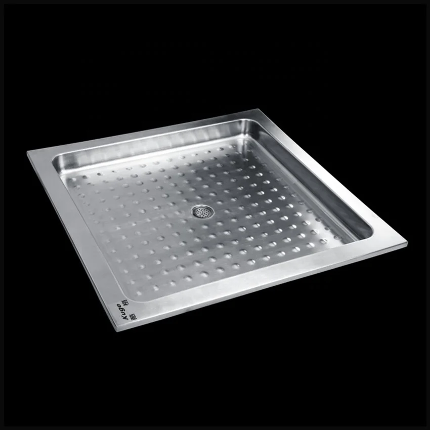 

Standard Size caravan Shower Tray Stainless Steel Shower Base Tray Price