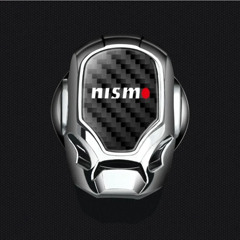 1pcs Car One-Click Start Buttons Protective Cover Decoration For Nissan Nismo Tiida Teana GTR Juke Note Versa Almera Accessories