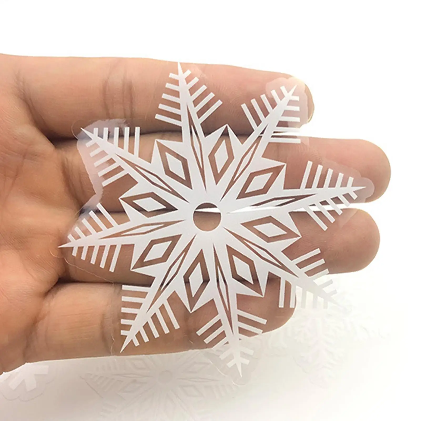 Snowflake Window Clings Static Christmas Seasonal Decor Glass Door Holiday Decals For Homeowners School Office Home Store Living