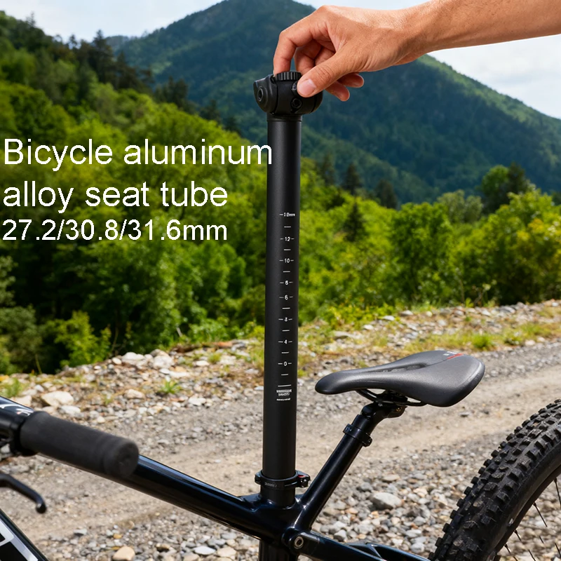 Ultralight Mountain Road Bicycle Seatpost 27.2/30.9/31.6mm*350mm Bike Seat Tube Seat Post Cycling Parts Dropper for mtb