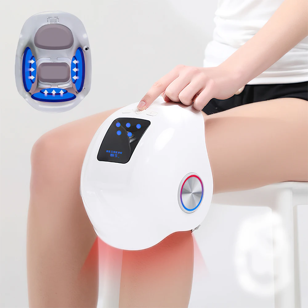 

Smart Hot Compress Knee Relaxing Massager Kneecap Treasure Laser Infrared Elbow Shoulder Massager Relive Joint Pain Stiffness