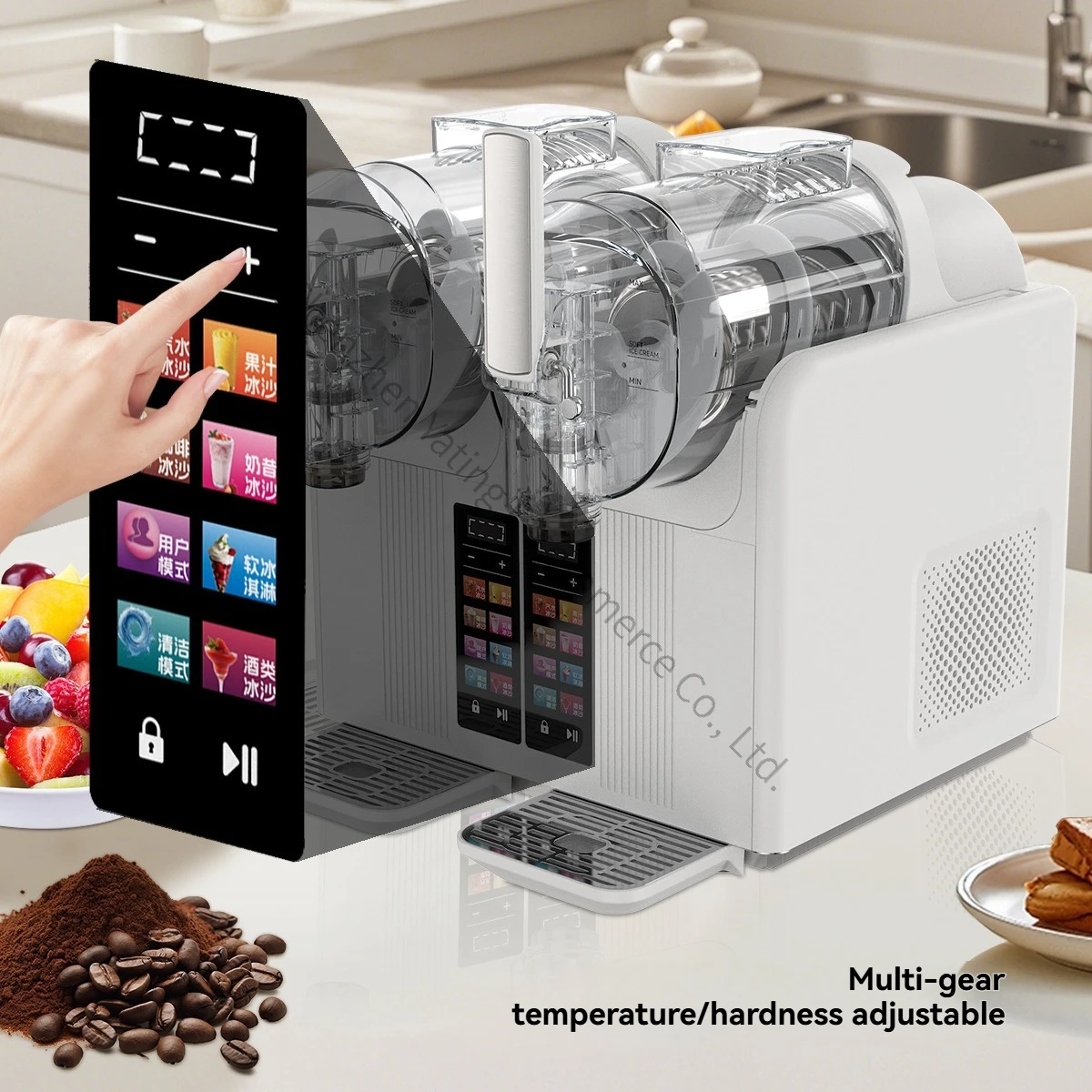 Snow Melting Machine Household Commercial Integrated Automatic Beverage Smoothie Machine Ice Shaving Machine