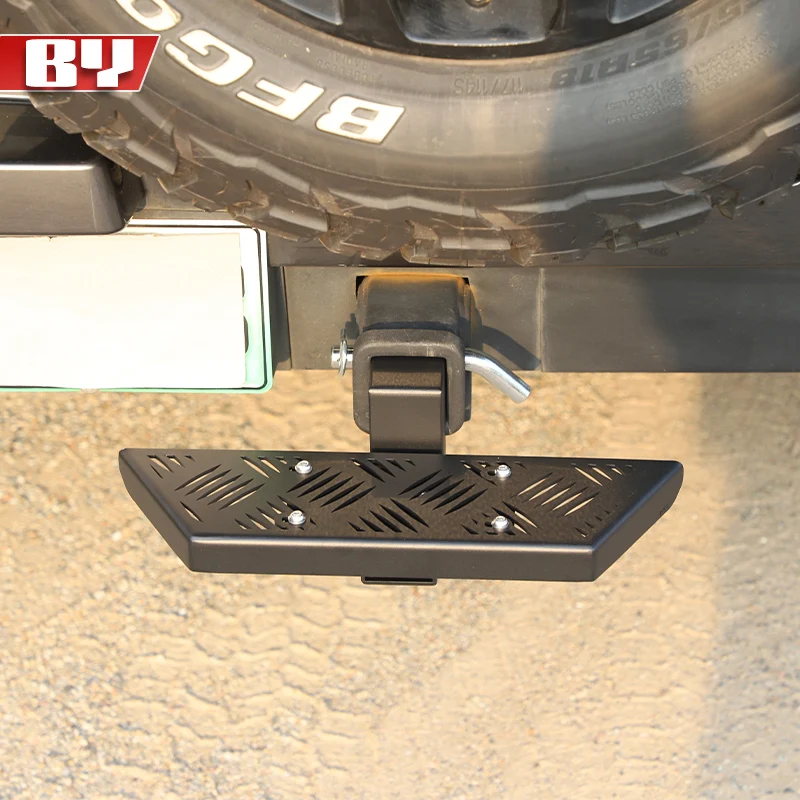 مانع صدمات خلفي للسيارة استقبال مقطورة وصلة سحب خطوة بار دواسة لخزان 400 2023 2024 2025 اكسسوارات #6