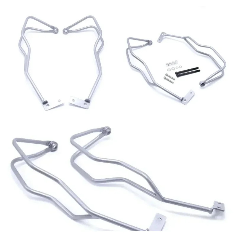 

Motorcycle Silver Handlebar Metal Brush Hand Guard Protection for BMW R1200GS ADV Adventure