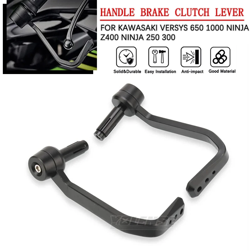 

For Kawasaki Versys 650 1000 z400 ninja400 Ninja 250 300 motorcycle handle grips handlebar brake clutch lever protector guard