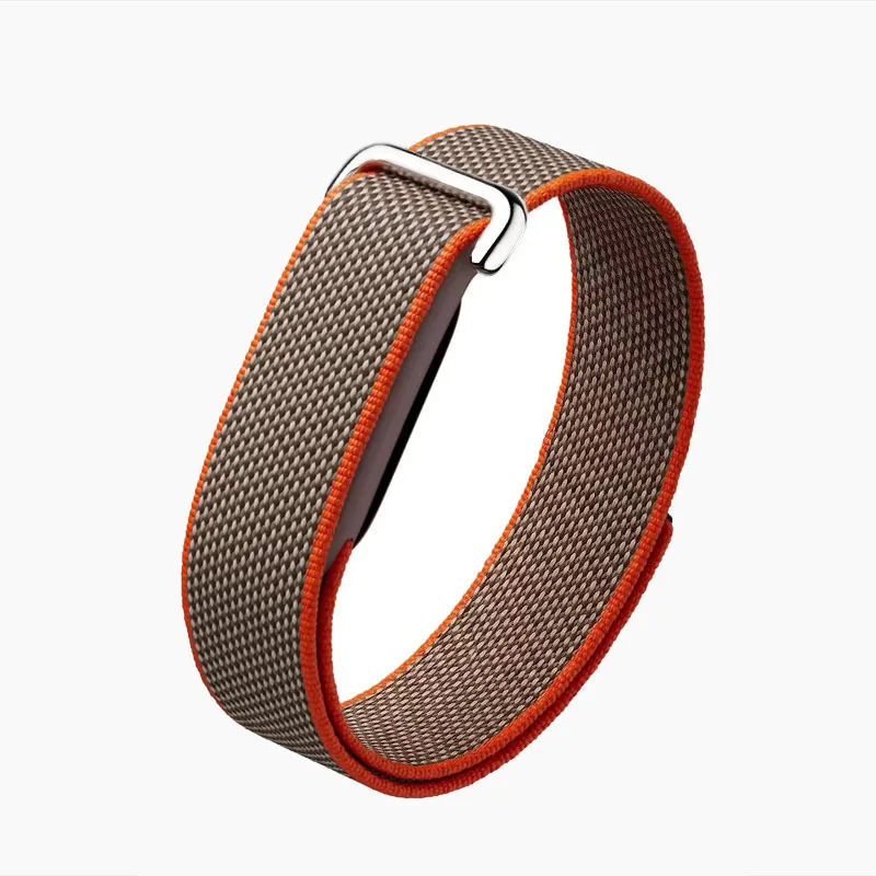 Nylon Geflochtenes Sport-Uhrenarmband für Google Fitbit Air Armband Schnelltrocknend Atmungsaktives Handgelenksband Zubehör für Männer Frauen