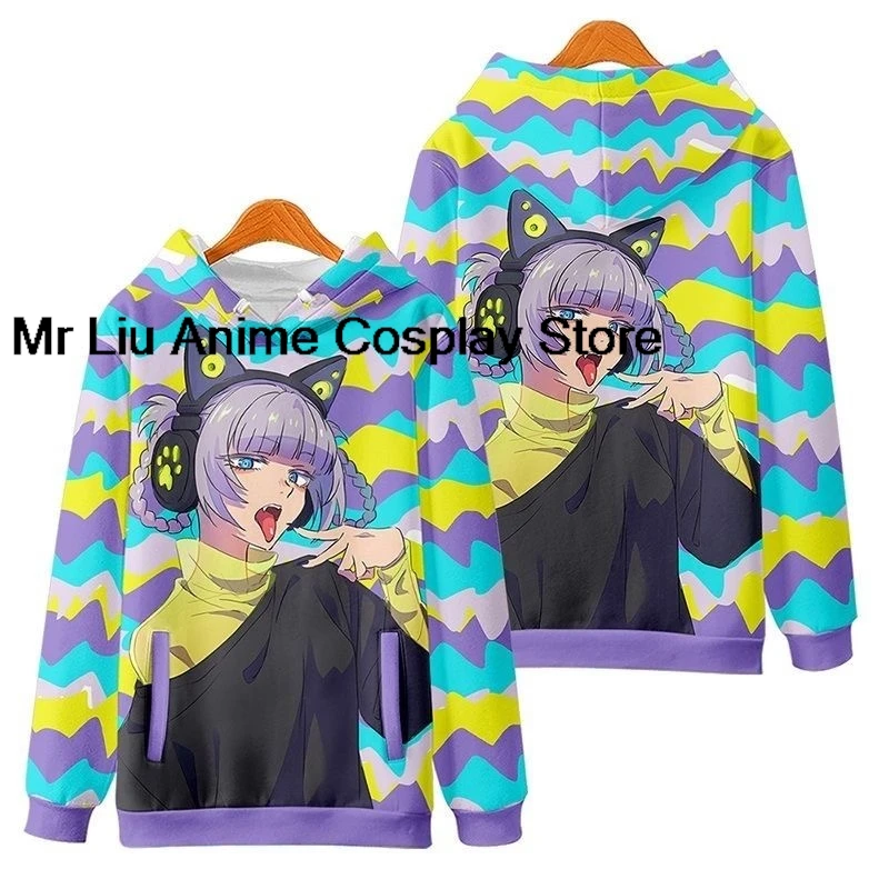 

3D Call Of The Night Hoodies Nazuna Nanakusa Ko Yamori Boys Girls Man Women Harajuku Zip-up Hoodie Casual Round-neck Sweatshirt