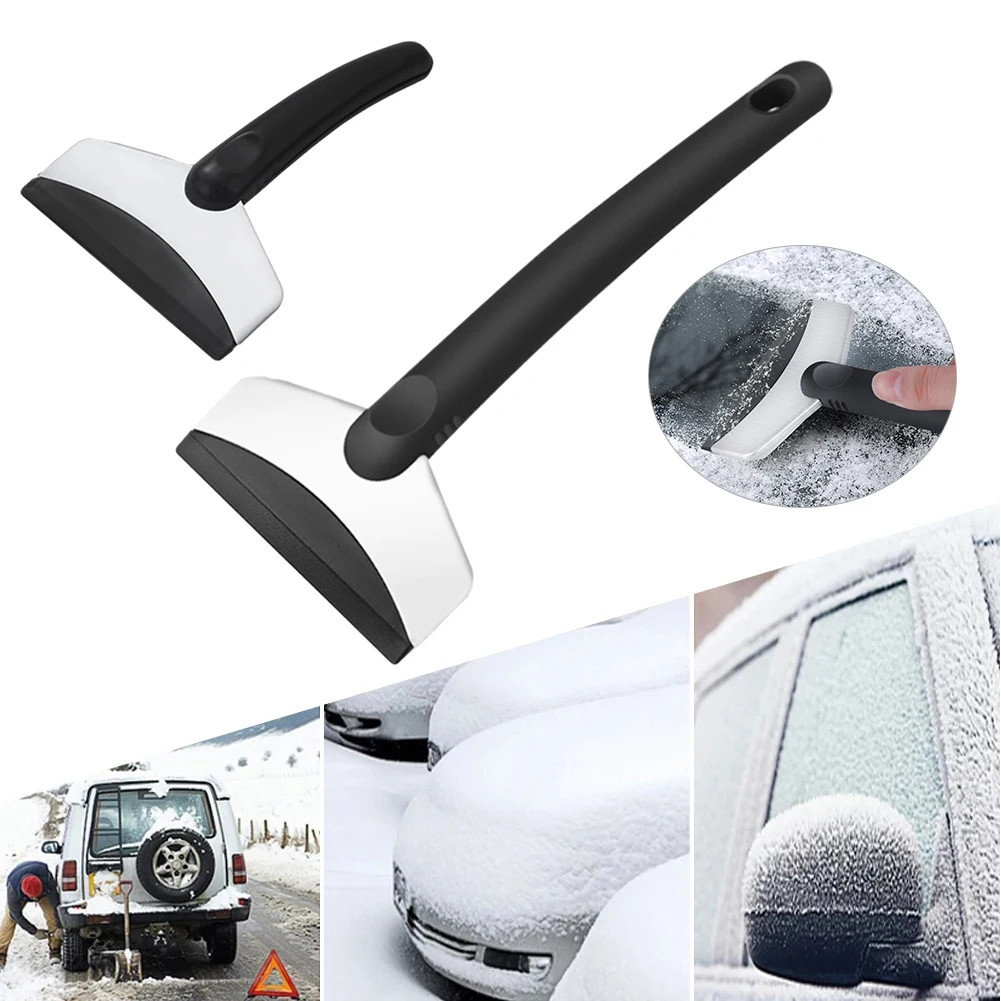 Multifunções Car Snow Shovel, Descongelamento do pára-brisa, Ferramenta Raspador De Gelo, Remoção De Neve De Vidro, Inverno