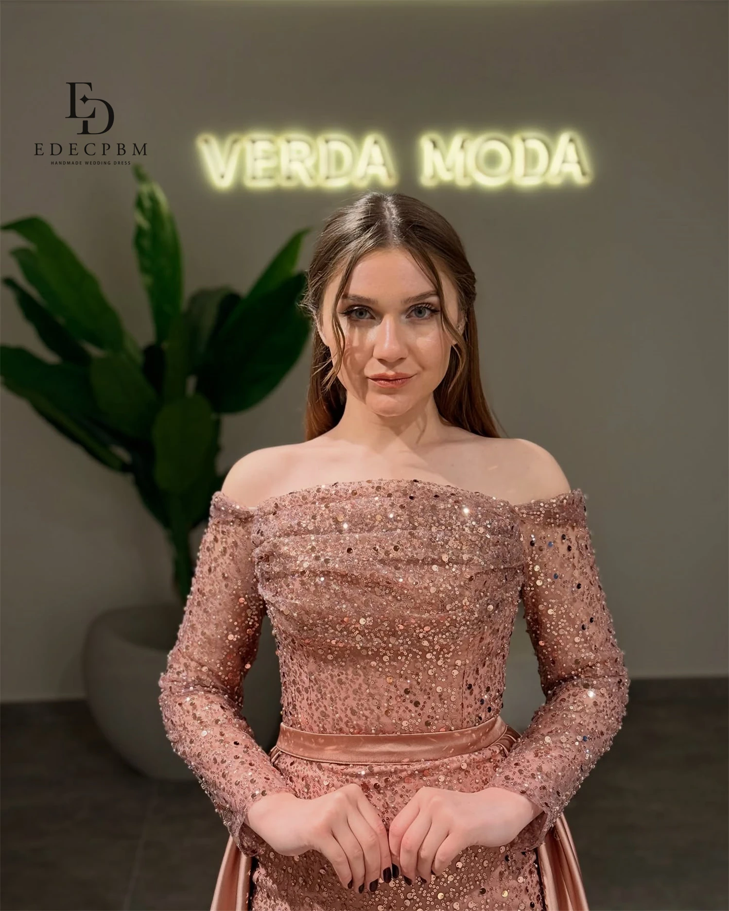 EDECPBM Aangepaste luxe damesavondjurken voor speciale gelegenheden Trouwjurken Bruidsjurk Bruiloftsjurk