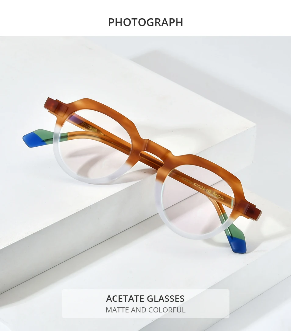 HEPIDEM Acetat Brille Frauen Marke Designer Runde Nerd Brillen Rahmen Neue Männer Dicke Japanische Handgemachte Große Größe Brillen 9229 – Detail 9