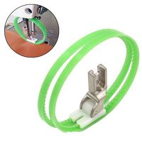1PC Roller Presser Foot T350 Double Sided Roller Flat Car Plastic Ring Presser Foot Left-Right Unilateral Leather Presser Foot