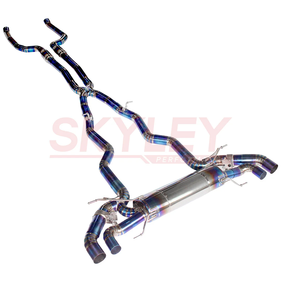 نظام عادم Skyley Valvetronic Catback عالي الأداء من التيتانيوم لعادم Bmw M760