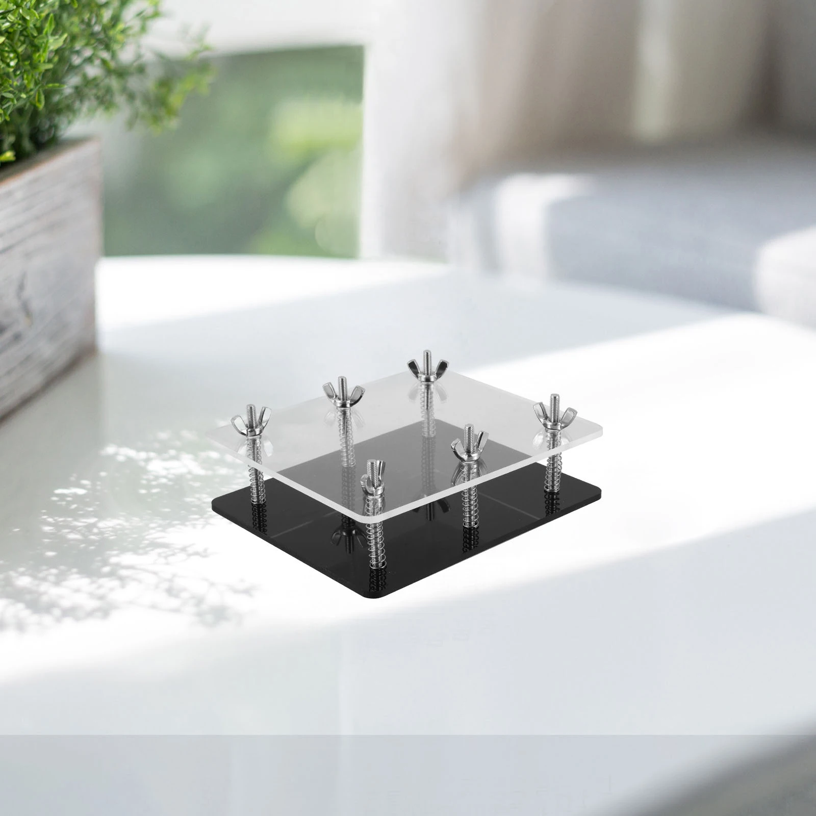 2 قطعة جهاز ضغط مسطح مصحح الانحناء لبطاقات التداول الرياضية المحمولة خفيفة الوزن طقم تصليح البطاقة أدوات بطاقة الدرجة #1