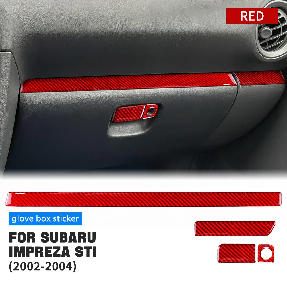 

Car Central Control Multimedia Panel Cover Soft Carbon Fiber Sticker for Subaru Impreza WRX STI 2002-2004 Real 3D Interior Kit