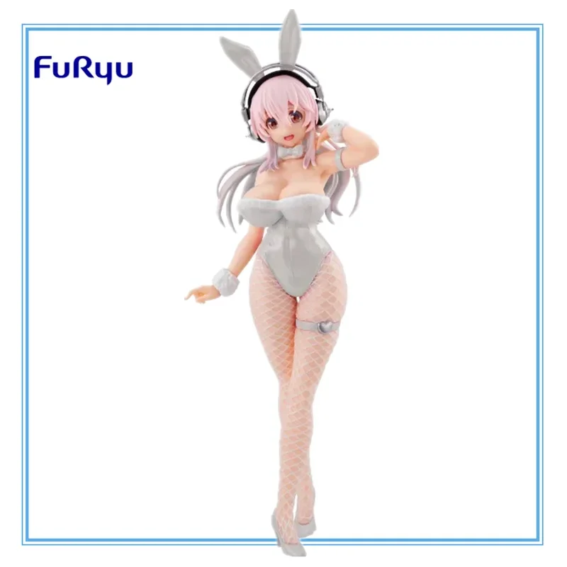 In Stock Original Genuine FuRyu BiCute Bunnies SUPER SONICO PVC Anime Figure Action Figures Model Toys Gifts