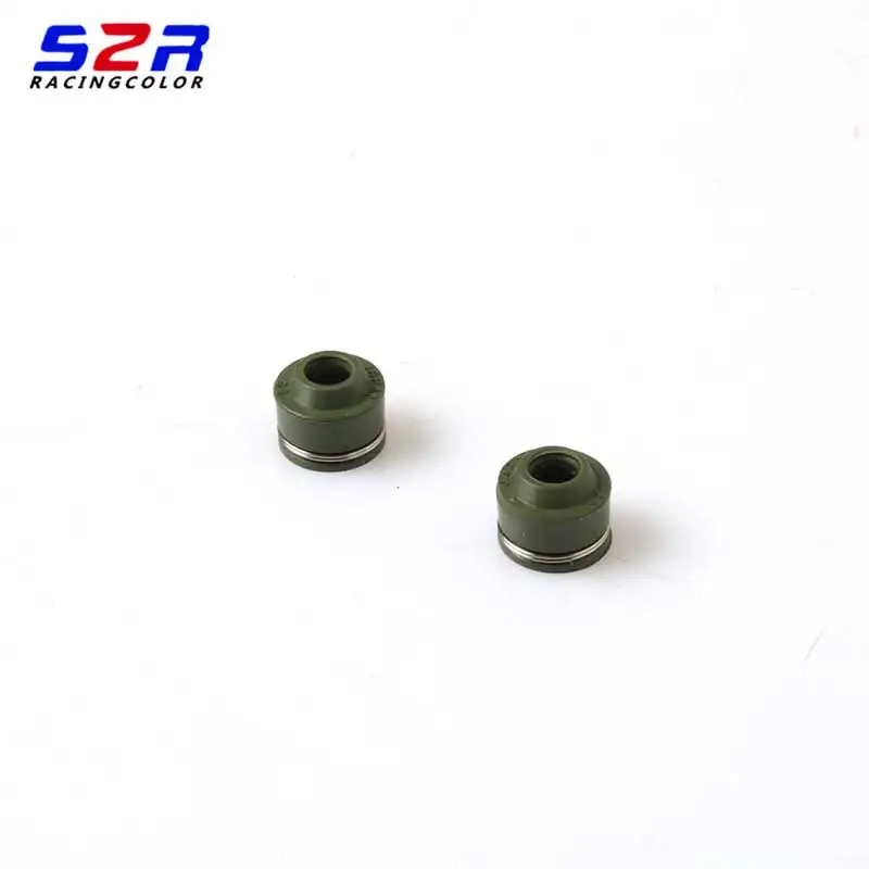 Conjunto de válvula de vástago de escape de admisión de motor de motocicleta de alta calidad y sello de aceite para Yamaha YBR125 YB125 YB125Z XTZ125