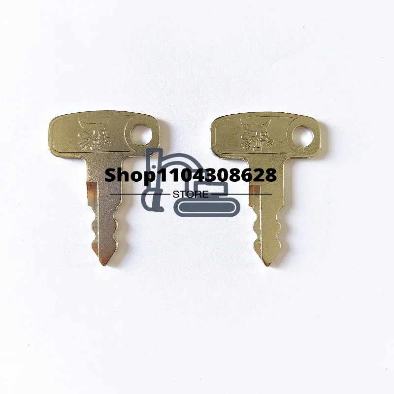 2PCS Ignition Key 7427397 Fits for Bobcat Compact Tractor CT1021 1025 2025 2035 2040 4045 4050