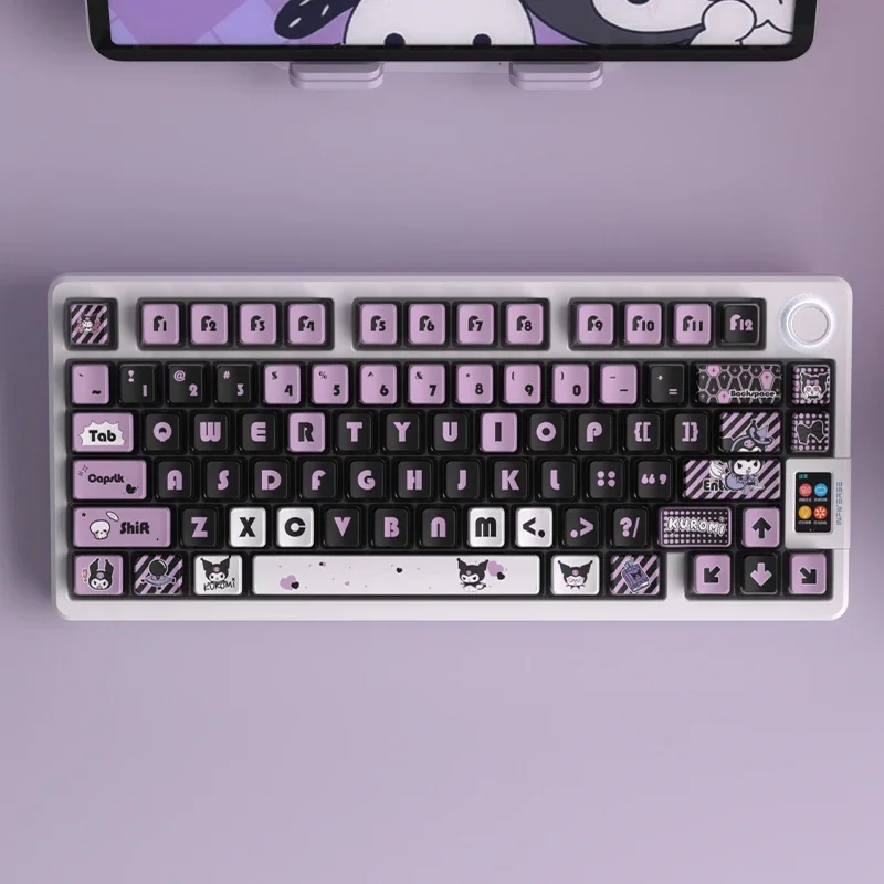 Spyself Keycaps 122 Keys Sublimation Transparent Light-Transmitting Mechanical Keycaps Customized OEM Keyboard Pc Office Gifts