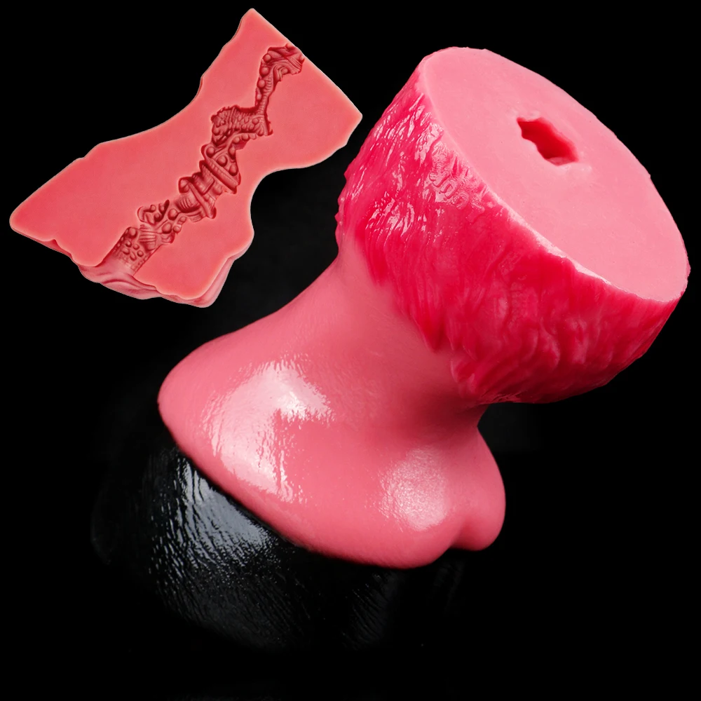 GEEBA 1.99lb Furry Centaur Horse Hoof Male Masturbator Realistic Animal Foot Pocket Pussy Onahole Silicone Tight Vagina Sex Toys