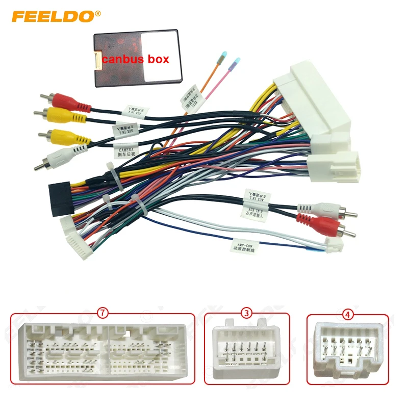 Cablaggio radio Android 16pin con scatola Canbus per KIA KX5/KX7 Hyundai Sonata 9 2016