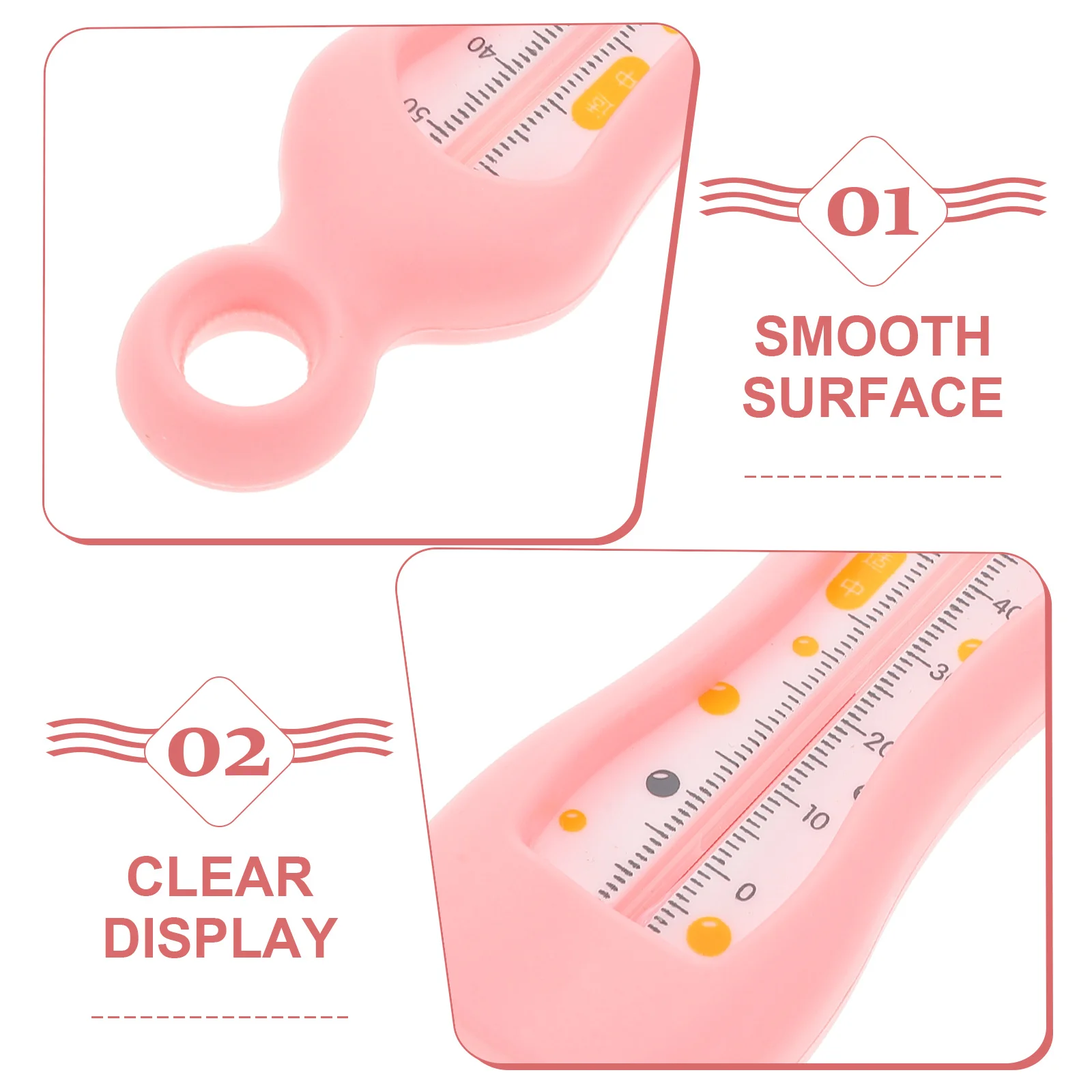 Termometr do kąpieli dla niemowląt, termometr do wody, przenośny, z wyraźnym wyświetlaczem, bezpieczny dla niemowląt i małych dzieci, produkty zapewniające bezpieczeństwo dziecka.