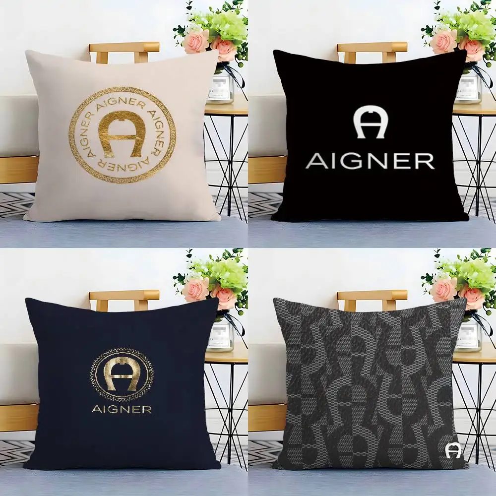 Роскошная наволочка A-AIGNER, декоративная домашняя подушка с двусторонним принтом, короткая плюшевая подушка, чехол, праздничный подарок