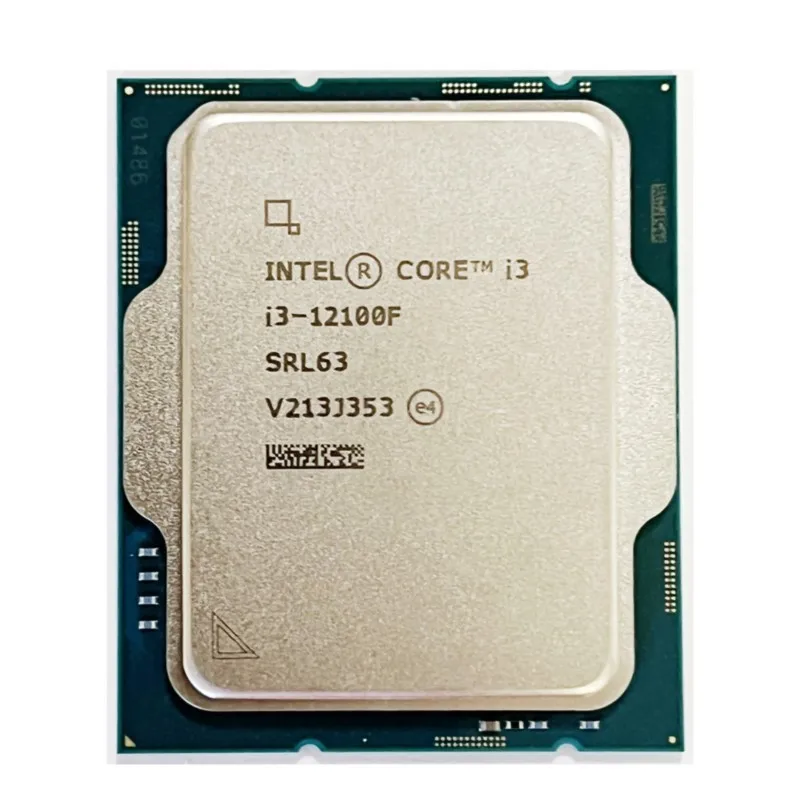 Imagem -02 - Int-core i3 12100f 12100f Núcleos Roscas l3 12 mo 58w Lga 1700 Ventilador Novo