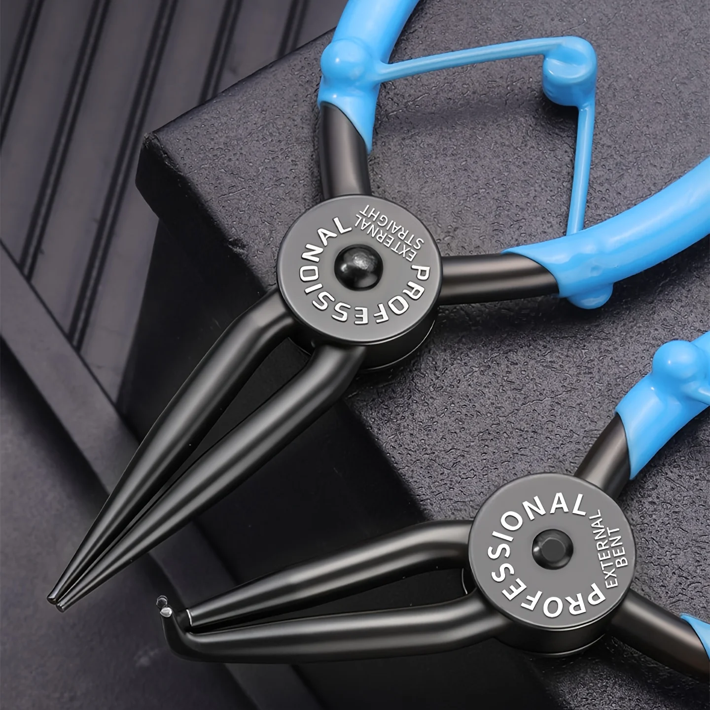 7 Inch Heavy Duty Circlip Pliers Straight Elbow Type Snap Ring Pliers Anti-slip Handle Elbow Circlip For Motorcycle Repair Tool - view 4