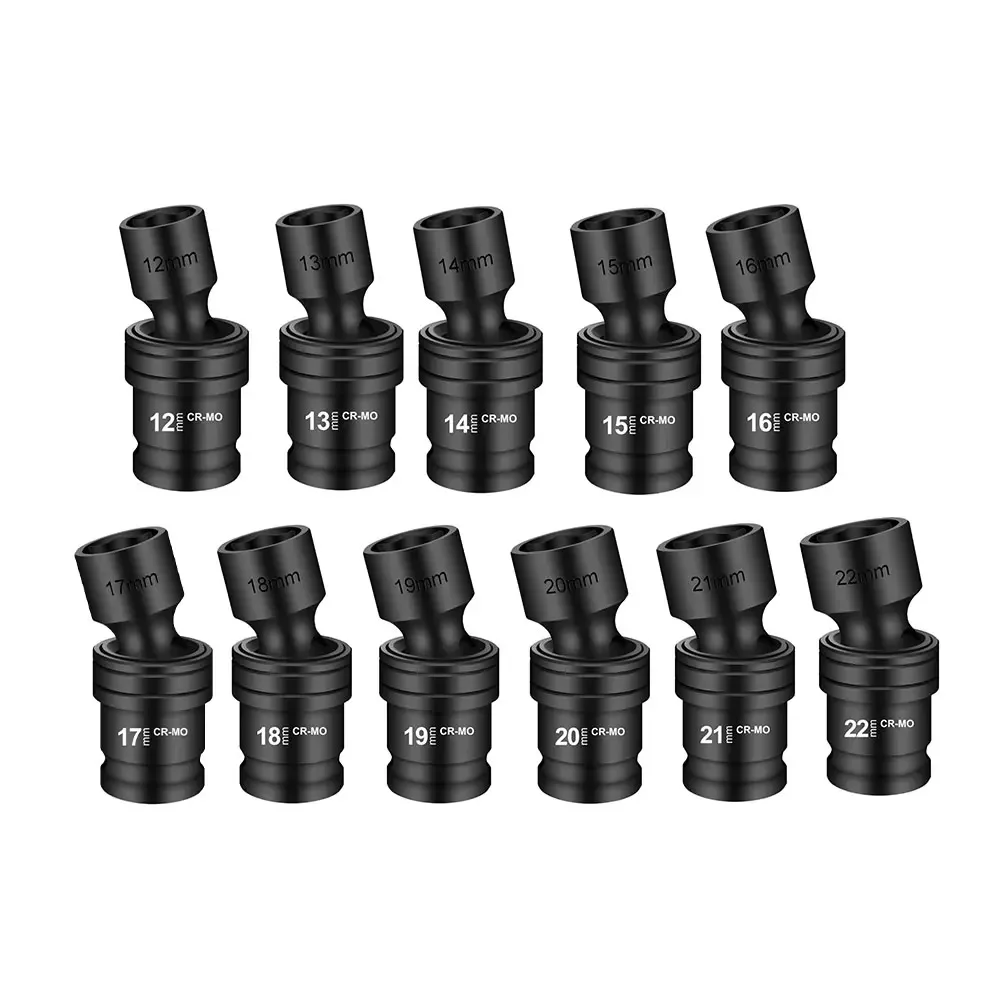 

Hex Socket 1/2in Joint Hex Socket Electric Wrench For Impact Driver Adapter 12-22mm Metric 1/2 Large Flying Socket Wrench