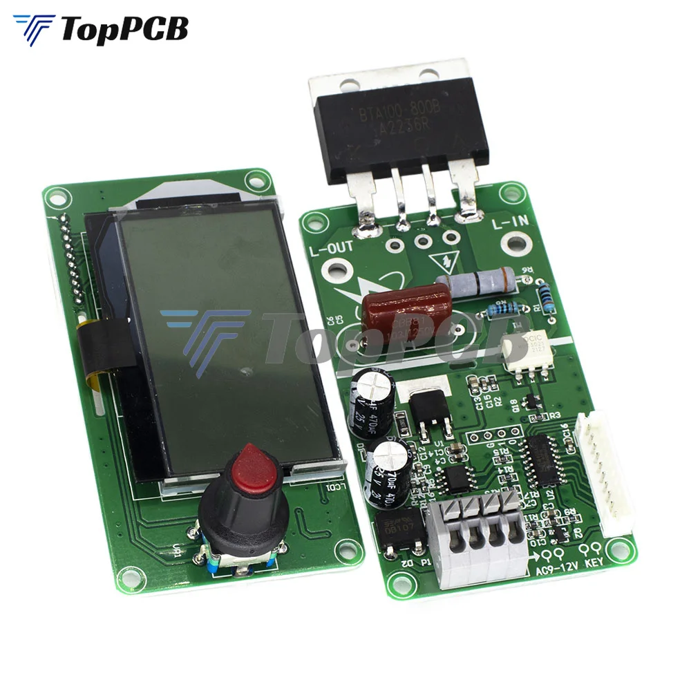 100A LCD Digital Display Spot Welder Controller Board Dual Pulse Control Soldering Welding Machine for 18650 Battery Cell Packs