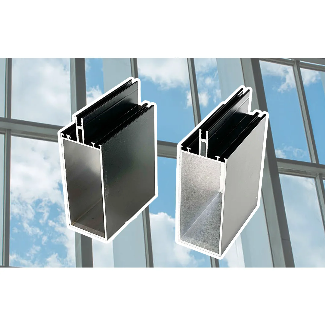 Produsen Ekstrusi Kustomisasi Profil Jendela Aluminium Anodized 6063 Perfiles De Aluminio T5 T6 Dinding Tirai Aluminium
