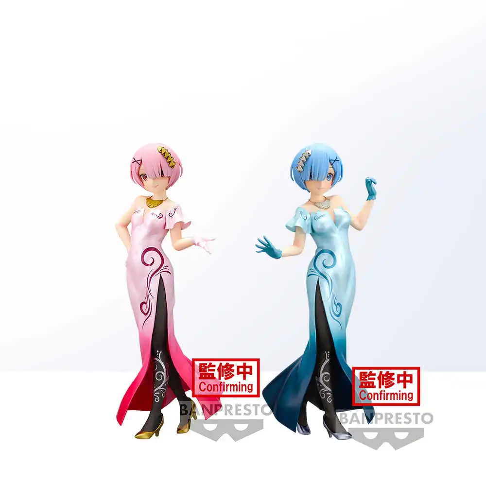 متوفر في المخزون الأصلي بانداي إعادة: صفر - بدء الحياة في عالم آخر بريق وبلامورز ريم رام إميليا إكيدنا أنيمي الشكل اللعب هدية #2