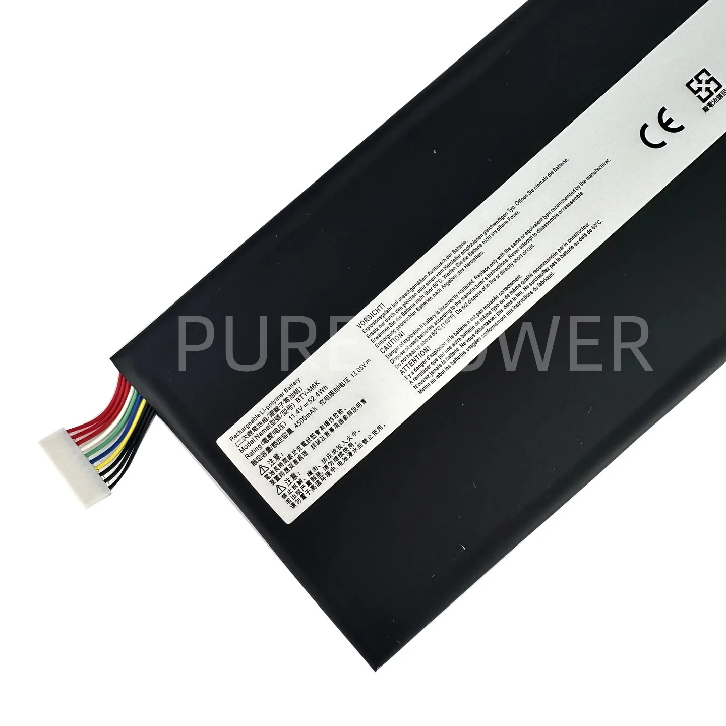 New Laptop Battery BTY-M6K 11.4V 52.4WH 4500mAh High Quality For MSI MS-17B4 MS-16K3 GF63 Thin GF75 8RC 8RD 9SC 9SE/SX