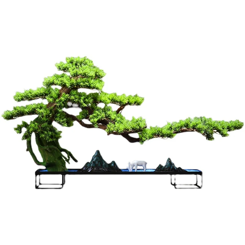 Large-scale simulated welcome pine Luo Hansong beauty pine ornament