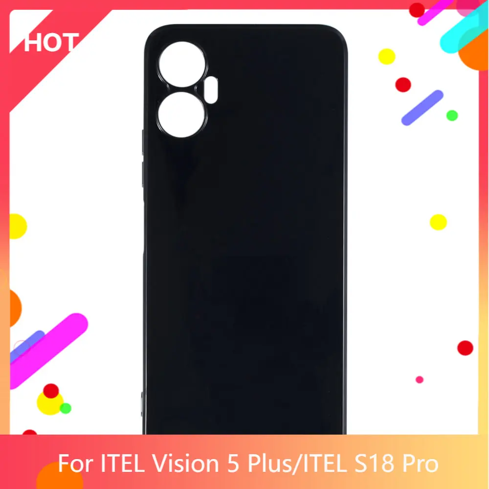 Vision 5 Plus Case Matte Soft Silicone TPU Back Cover For ITEL S18 Pro Phone Case Slim shockproo