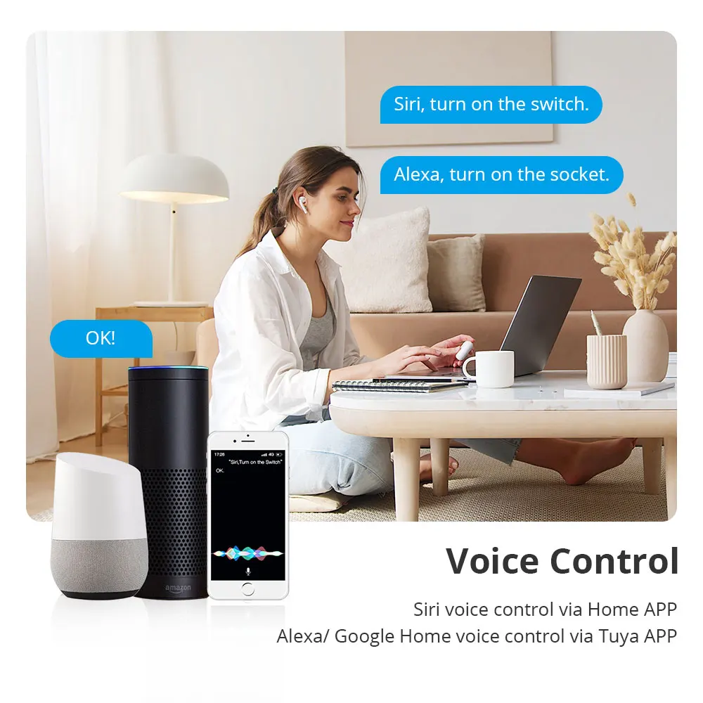 Zemismartチュウヤzigbee 20A tomadaブラジルで壁ソケットスマート壁ライトスイッチ2ギャングalexa googleホームhomekit siri制御