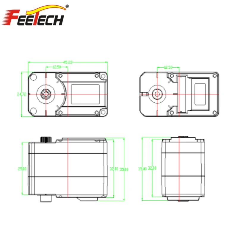 Smart Servo Motor SCS215 Drawing Robot 18KG Serial Control BUS Servo for Humanoid Robot/Smart Controller Arduinox Robot