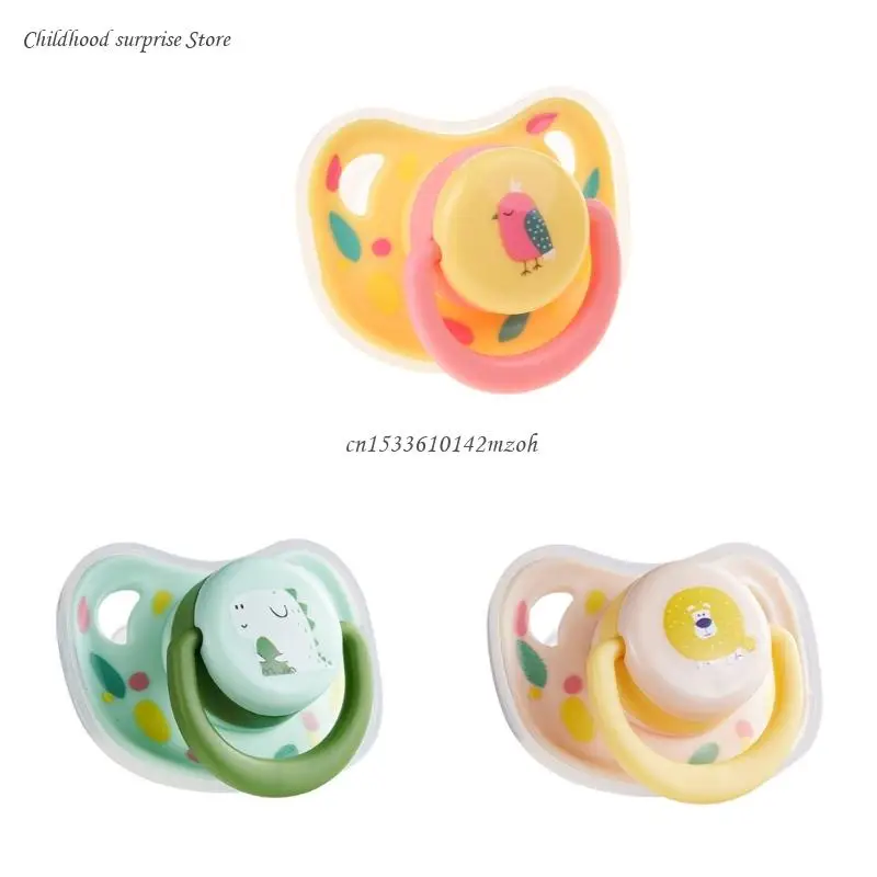 Calming Baby Pacifier Breathable & ปลอดภัยซิลิโคนทารกแรกเกิด Pacifier แบบพกพา Gentle Soothe Pacifier สำหรับเด็กผู้หญิงของขวัญ