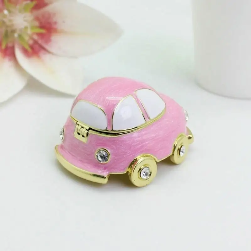 

A52E 3 Piece Multicolor Alloy Auto Themed Ring Dish And Earring Organizers Set