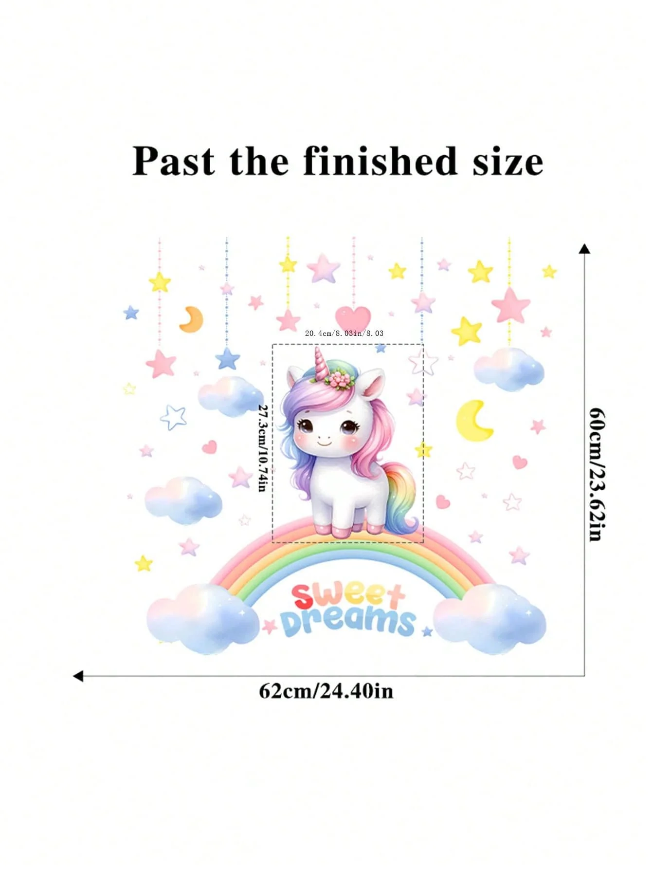 Colourful pony stickers children\'s room layout decoration bedroom wall stickers warm girls cute cartoon stickers wall decals