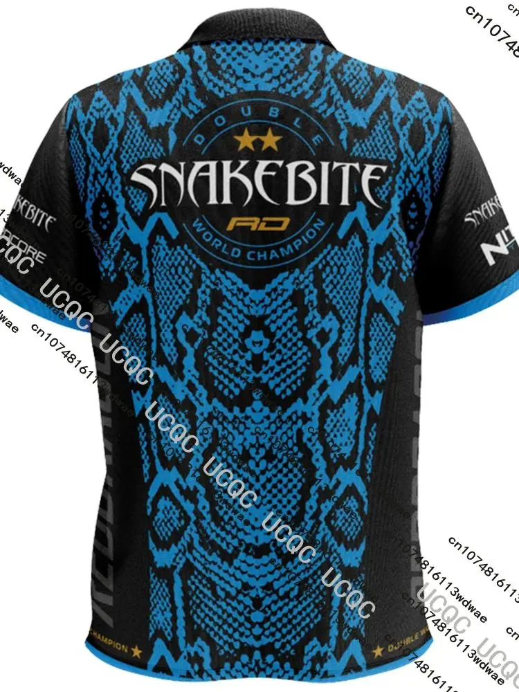AliExpress NONE Peter Wright Darts T-Shirt Latest Snakebite Playing Shirt Darts New Gift for Darts Enthusiasts Sports Breathable Mens Kid Jersey