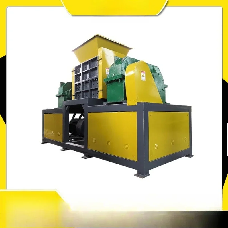 Large multi-functional shredder, gas pipeline large blue barrel frozen meat shredder