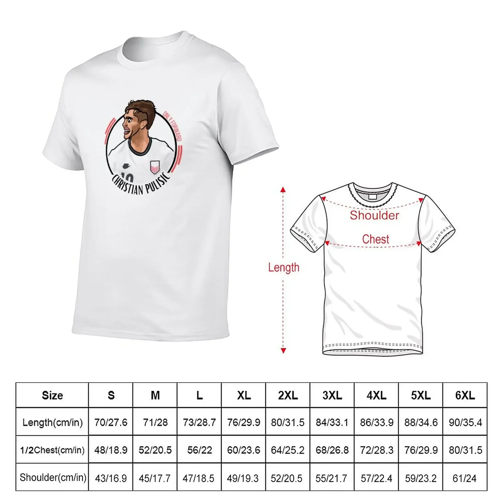 Christian Pulisic T-Shirt aesthetic clothes plus sizes oversizeds men clothings