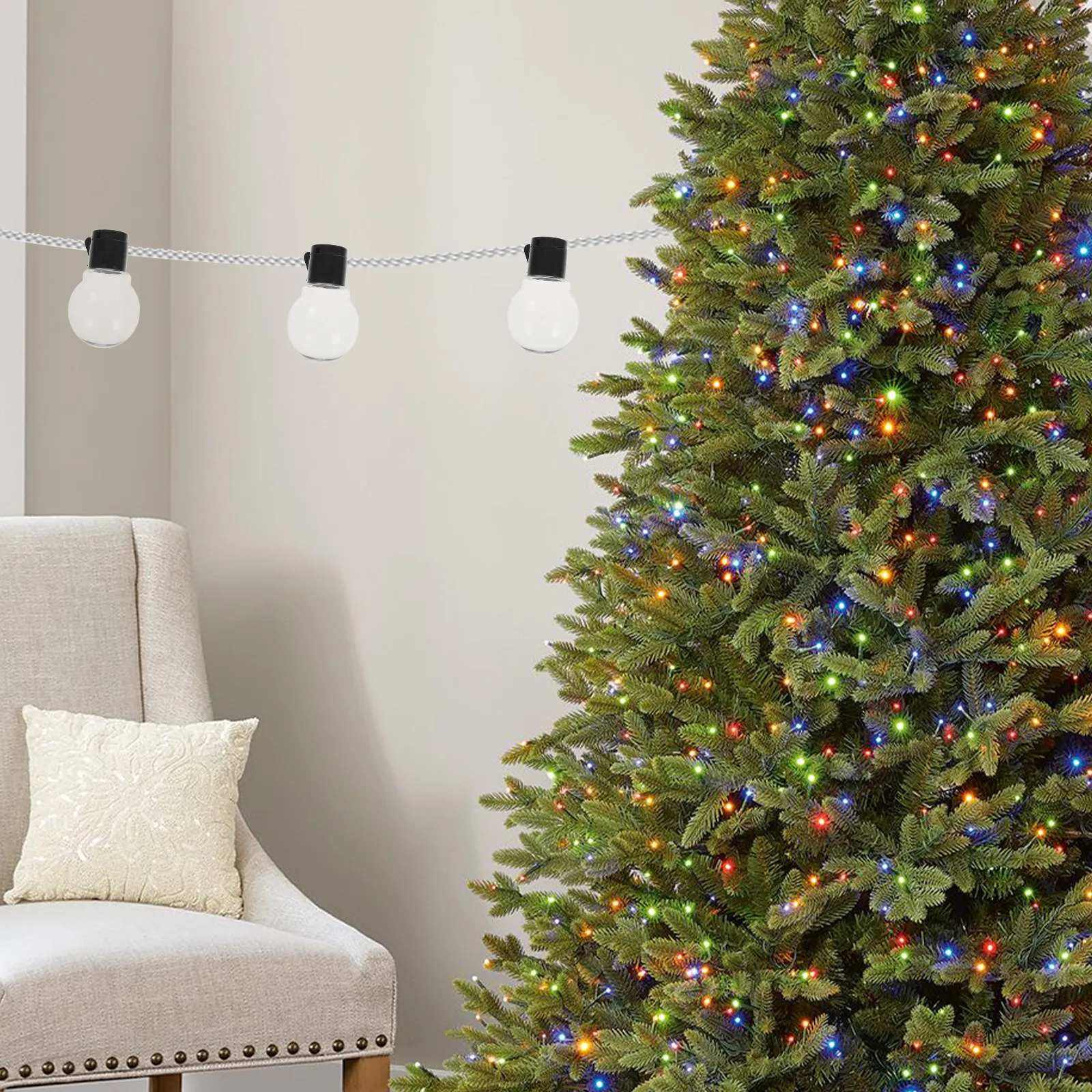 

20 шт. пластиковых плафонов-глобусов для подвесных гирлянд, для рождественского декора, свадеб, вечеринок, домашнего освещения