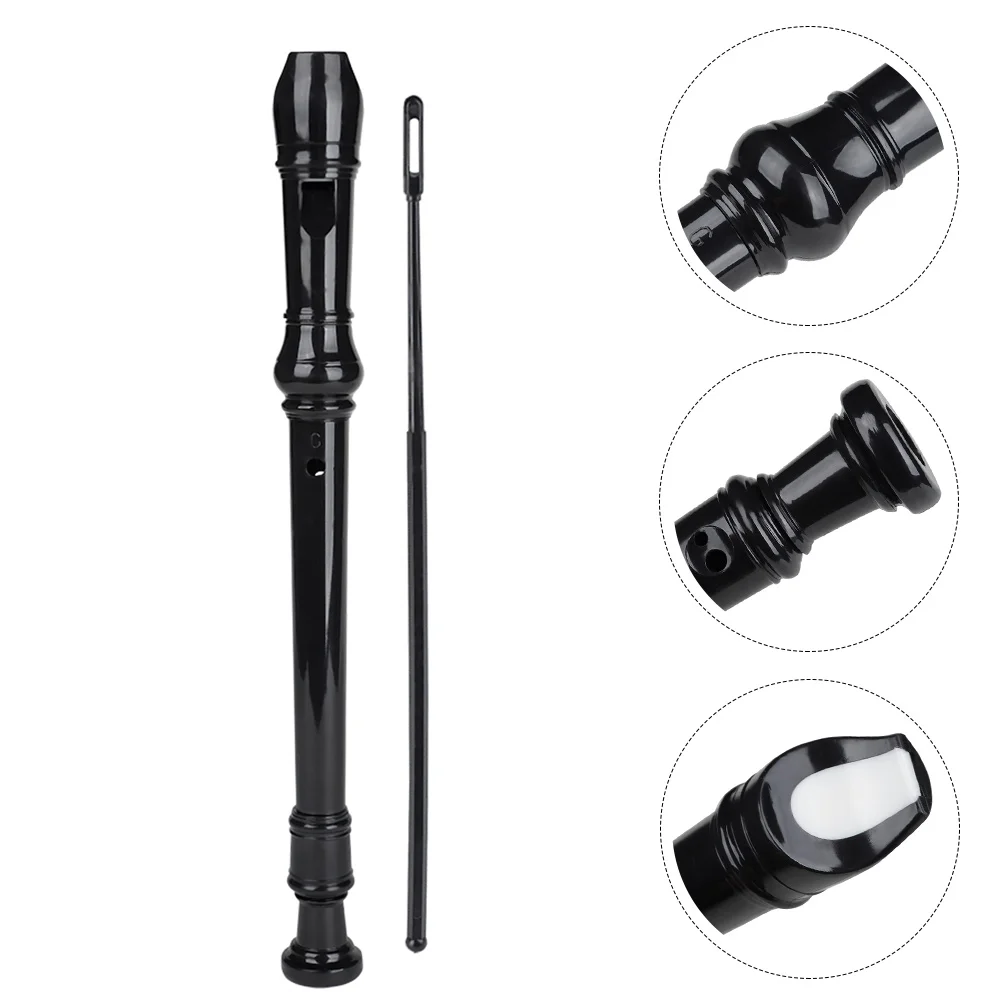 

1 Set ABS Plastic Flute Children and Adults 8 Hole Recorder ABS 8 Hole Flute Soprano Recorder Clarinet