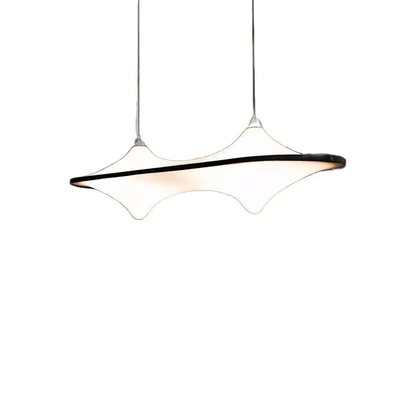 

Cloud spaceship chandelier, minimalist retro long acrylic, living room, bedroom, dining room, chandelier